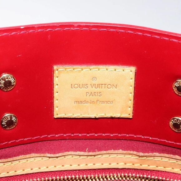LOUIS VUITTON Monogram Vernis Reade PM Hand Bag Pomme D'amour M91990 Auth 118174 - Picture 10 of 16